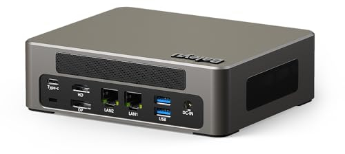 Baieyu Mini PC 12th Gen Core i7-1255U (10C/12T, bis zu 4.70GHz) Mini Desktop Computer, 32GB DDR5 1TB PCIE 4.0 NVMe SSD Micro PC Unterstützung 4K Triple Display/WiFi6/BT 5.2/HDMI+DP+USB-C/Auto Power On