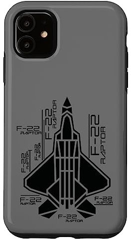 Raptor Flugzeug F-22 Jet Fighter Souvenir und Fighter Jet Hülle für iPhone 11
