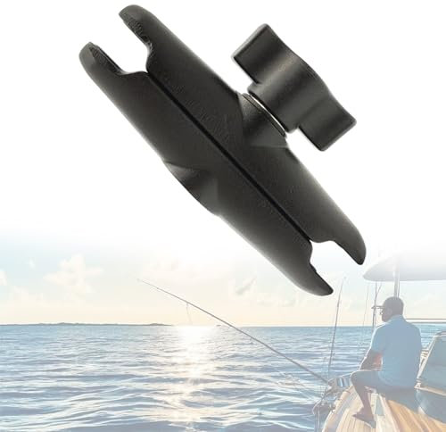 Double Socket Swivel Arm Compatible with RAM, Arkon, iBolt - Marine Electronic Mount Replacement Accessories, Fit for B Size 1 Ball Components (3.5 inch)