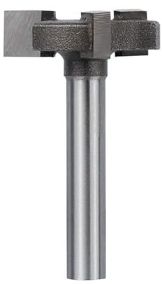 1pc Spoilboard Affioramento Router Bit 6mm 6.35mm Gambo Lastra Appiattimento Router Bit T-Slot Fresa for La Lavorazione Del Legno Router Bit(6mm shank)