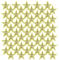 Lusofie 60Pcs Star Iron On Patches Golden Sew on Star Patches Embroidered Patches Iron On Patches for Hats Clothes Jackets Pants and Backpacks Decoration Repair