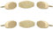 Perilla Home Türknäufe aus Travertin-Marmor, dekorativ, rund, Griff mit Schraube, für Schrank, Schublade, Kommode, Küchenschrank, Kleiderschrank, 2,40 x 1 x 1 cm, Scrwe Größe 3,8 cm, Beige, 6 Stück