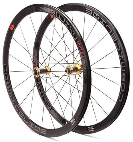 700C Fahrrad Rad Set Ultra-Licht 40Mm Carbon Faser Tubular Hub Rennrad Laufradsatz V/C Bremse