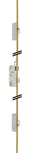 Metalux AMAZONE - Serrure de porte 3 points à Encastrer compatible avec la plupart des portes aux normes actuelles Réversible sans démontage Certification NF-QC