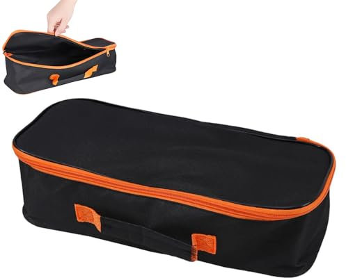 Open Top Tool Tote,Wide Mouth Open Power & Hand Tools Bags Organizer for Men Women (16 Inch)