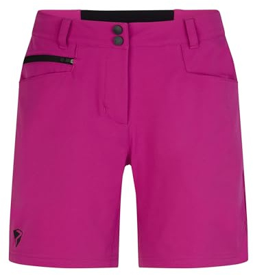 Ziener Damen NEJA Outdoor-Shorts/Rad- / Wander-Hose - atmungsaktiv,schnelltrocknend,elastisch, Light Plum, 46