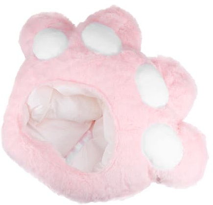 Katzenkrallenhut Plüsch Rosa für Bühne und Maskerade
