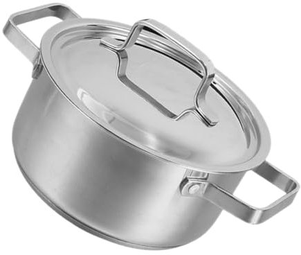 ULTECHNOVO Olla Multifuncional Para Sopa Acero Inoxidable Asa Antiescalduras Para Casa