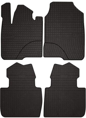 Wielganizator SolidPRO Gummimatten passend für Honda ZR-V (2023-) | Qualität: Premium - Genaue Passform, rutschfest 4-teilig Fußmatten- Schwarz