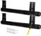 PXDOHQAW Keyboard Runners Drawer Slides 1 Pair 14Inch Heavy Duty Ball Beaslides Computer Tray Under Desk Sliding Shelf Guides Rails/Black/350Mm(14Inch)