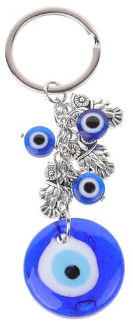 Luxshiny Türkischer Blauer Augen Anhänger Eule aus Legierung Hängende Dekoration für Schutz und Glück Islamisches Design als Wanddeko oder Schmuckstück