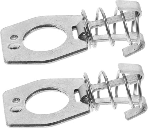 PENIKOKO 2Pcs Stainless Steel Water Heater Door Cam Locks Easy Install Rv Parts for Secure Water Heater Compartment Spring Loaded Latch Fastener for Gas Bottle and Camper Use