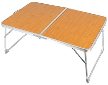Generisch Klappbarer Outdoor-Tisch, tragbarer Campingtisch, ultraleichte, hochfeste Aluminiumlegierung, kompakt, geeignet for Picknicks(Bamboo Table)