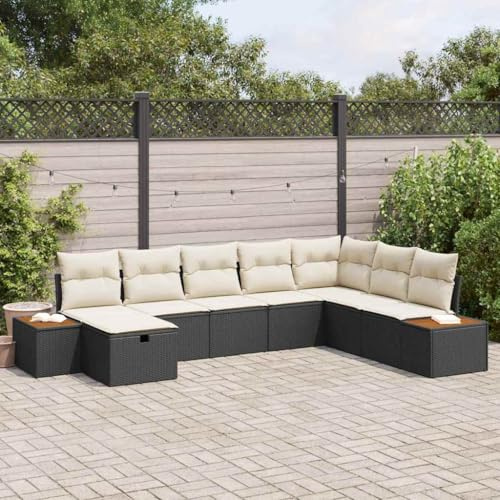 QZZCED Garten-Sessel-Set für den Außenbereich, modern, modular, Polypropylen, 3-Sitzer, grau, für Terrasse, Balkon, Hof, mit bequemen Sitzen und einfacher Montage