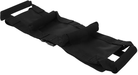 DONFAMDS Verstellbarer Motorrad Hüftschutzgurt aus Oxford Gewebe Rückenprotektor für Erwachsene Schwarz Stoßdämpfender Schutzgurt für Sicheres Fahren
