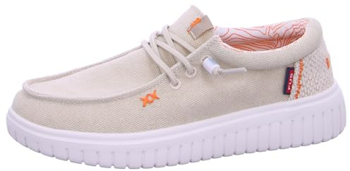 Fusion Leinenschuh Beige in Größe 39