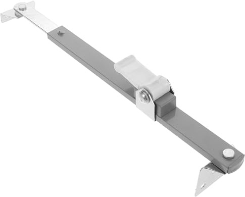 AMUSLESUR Edelstahl Fensterbeschläge mit Verstellbarem Fensterfeststeller und Kipp Sicherung Inklusive Möbel Tip Kit für Kindersicherung und Brandschutz