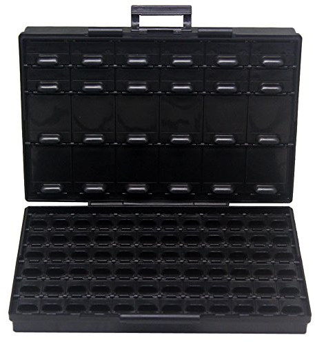 AideTek BOXALL96AS 96 Deckel antistatische ESD Safe Gehäuse SMD SMT IC Diode Teile Organizer Transistor Versand aus China