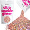 Hemway Ultra Sparkle Glitter - Rose Gold Holographic | 100g Extra Chunky Metallic Flakes for Resin & Epoxy Crafts | Supplies for Tumblers, Festival, Hair, Face, Body, Eye & Nail Art Decoration