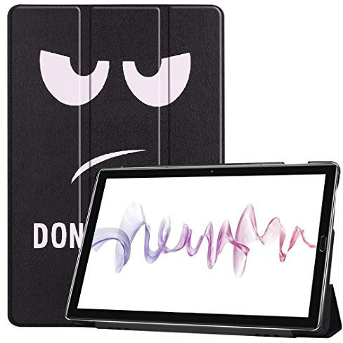 Funda para Huawei Mediapad M6 10.8, SATURCASE Beautiful PU Leather Flip Flip Flip Funda protectora para tablet con función de encendido y apagado automático para Huawei Mediapad M6 10.8 (KN-1)