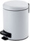 Gedy Potty Waste Bin, Stainless Steel, White, Small