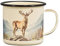 Gentlemen's Hardware Tazza smaltata unisex da campeggio e attività all'aperto, con disegno di cervo illustrato, capacità: 500 ml, GEN371