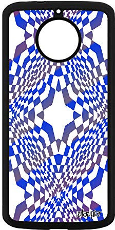 utaupia Coque Silicone Illusion d'optique pour Motorola Moto E4 Plus Pas Cher Etoile Noir Smartphone Portable Effet Bicolore losage Bleu de