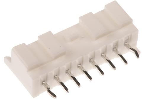 JST PA Leiterplatten-Stiftleiste Gerade, 8-polig / 1-reihig, Raster 2.0mm, Kabel-Platine, Lötanschluss-Anschluss, 3.0A,