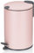 kela Kosmetikeimer Mats, 3 L, Ø 17 cm, Metall, wolkenrosa, Silent-Close, herausnehmbarer Inneneimer mit Tragehenkel, rutschhemmender Boden, 23617