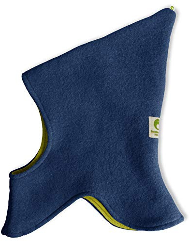 bubble.kid berlin Schlupfmütze Baby & Kinder – doppellagige Wintermütze mit Bio-Baumwollfutter (GOTS) & Walkwolle | Atmungsaktiv & warm | Mütze & Schal in einem | Made in Germany