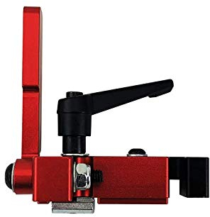 75 Typ Gehrungsschienenanschlag, T-Schienen aus Aluminiumlegierung, Gehrungsschienenanschlag aus Holzbearbeitung, 75 Rutschenstopper, T-Schlitz-T-Schienenbegrenzer, für die Werkbank Holzbearbeitung