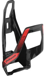 POLISPORT 8645900053 - Flaschenhalter Modell CAGE PRO für MTB-Fahrrad, leicht, widerstandsfähig und schnell zu montieren in schwarz/rot