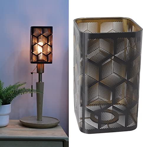 Abat-jour en Fer Moderne Décoratif Creux en Métal Couvercle D'abat-jour pour E27 E26 Ampoule Chambre Lampe de Table Abat-jour Couvercle D'abat-jour