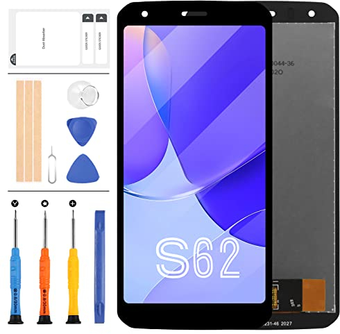 Ersatzdisplay für CAT S62 PRO LCD-Bildschirm, Ersatz für CAT S62 Pro, LCD-Display, Touchscreen, Digitizer, Montage, Schwarz, Reparaturteil-Set mit Werkzeugen