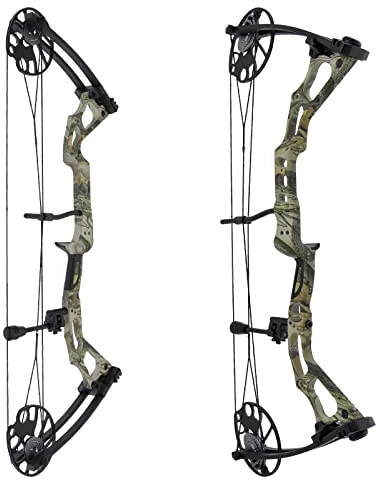 Drake Mirage - 15-70 lbs - Compoundbogen, Bogen, Sehnenstopper, Pin Visier - im KIT mit komplettem Zubehör erhältlich (Camo)