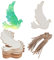 GORGECRAFT 20 Stück Taube Aus Unlackiertem Holz Zum Aufhängen 8.3x12cm Weihnachtsanhänger Scheiben Ornamente-Sets Mit Lochseilen Für Hochzeit Weihnachten Geburtstag Mottoparty Dekoration Malerei