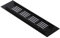 Rejilla de ventilación rectangular, paquete de 2 rejillas de ventilación de 200 mm x 50 mm, cubierta de ventilación de cocina de aleación de aluminio, cubierta de ventilación de pared, rejilla de
