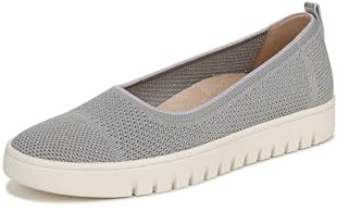 Vionic Femme Uptown Skimmer Knit Ballerines, Tissu Gris Clair, 44 EU