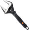 Sharp-tec 12-Inch Adjustable Spanner Wrench (300mm), 60mm Wide Jaw Large Opening, Chrome Vanadium Steel, Black Oxide Finish, Heavy-Duty Plumbing & DIY Tool with Ergonomic Grip