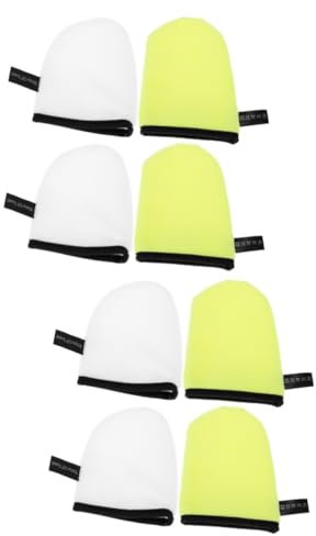 FOMIYES Lot de 2 de Nettoyage Du Visage Démaquillants Serviettes Exfoliantes Douces Nettoyants Réutilisables pour Le Visage Sûrs Et Doux pour Un Usage Quotidien 4 Pièces