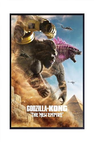 Theissen Godzilla x Kong The New Empire Movie Poster Film #2 - Matte Wandposter Frameless Gift 38cm x 58cm