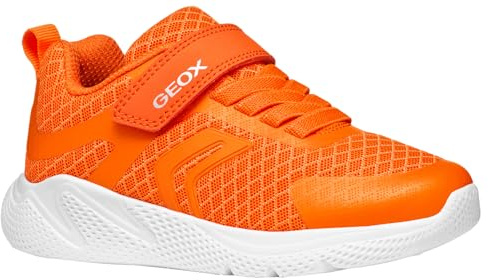 Geox J SPRINTYE BOY A Sneaker, Orange, 0 UK