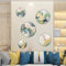 astylishome Wandtattoo Schlafzimmer Wandaufkleber Lotus Blumen Wandsticker Lotosblume Wandbild Bilder Wohnzimmer Büros Badezimmer Wanddekoration Deco 1611