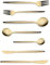 Set de Couverts Karaca Orion Gold 12 Personnes, 84 Pièces