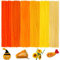 BULANGDE 300 Pfeifenputzer Orange zum Basteln Bunte 30cm Lang 8mm Dick,Pfeifenreiniger Blumen Pipe Cleaner Set für DIY-Deko,Festdekoration,Spielen/Lernen,Kinder Handwerk (6 Farbverlauf Orange)