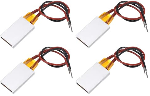 QUARKZMAN 4 Éléments chauffants PTC Plaque chauffante PTC AC DC 12V 7W-150W | Boîtier aluminium, Film polyimide, 200°C, Céramique thermostatique isolée, Céramique, Plaque chauffante