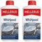 MELLERUD Whirlpool Systemreiniger | 1 x 1 l | Wirksames Reinigungsmittel gegen Kalk, Keime, Algen, Bakterien und Gerüche (Packung mit 2)