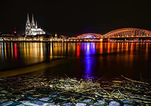 hansepuzzle 25800 - Kölner Dom Puzzle 130 Teile | Gebäude Puzzle mit hochwertiger Puzzle Aufbewahrung: Kartonbox und wiederverschließbarem Beutel | Puzzle-Maße: 28,7 x 20 cm
