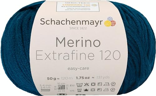 Schachenmayr Merino Extrafine 120, 50G Teal Handstrickgarne