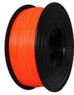 3D Drucker Filament 1kg PLA 1,75mm ⌀ Durchmesser Spule Rolle 1000g Made in DE (Neon Rot)